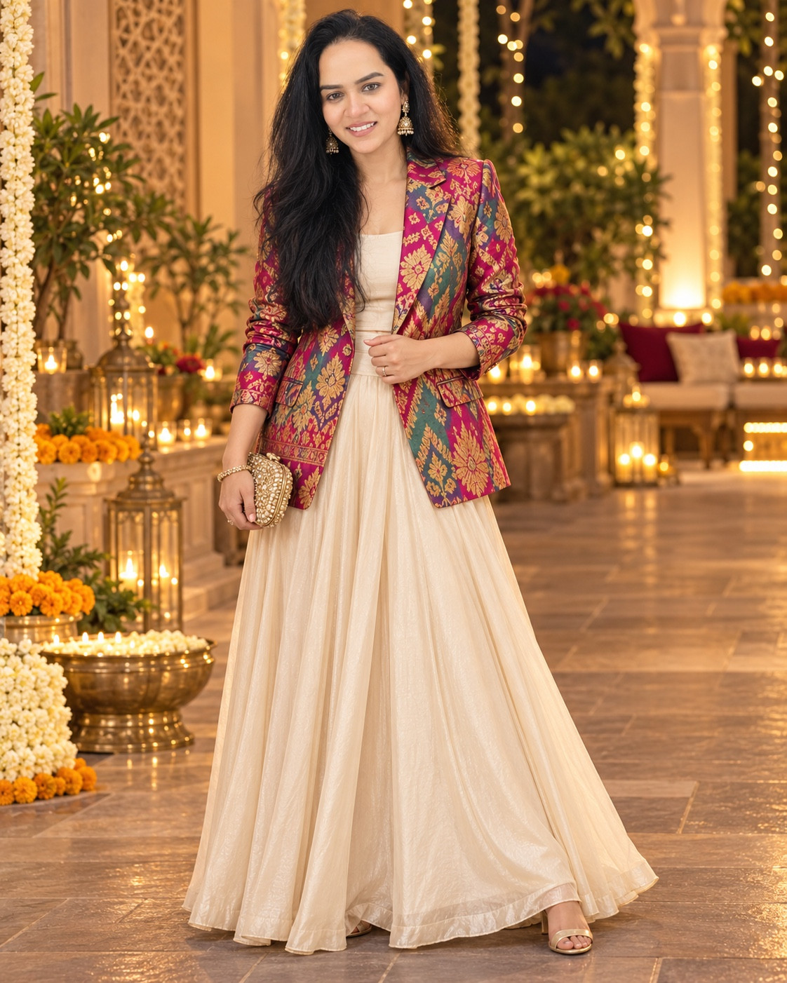 Celebrations styling photograph from the MOKSHA lookbook