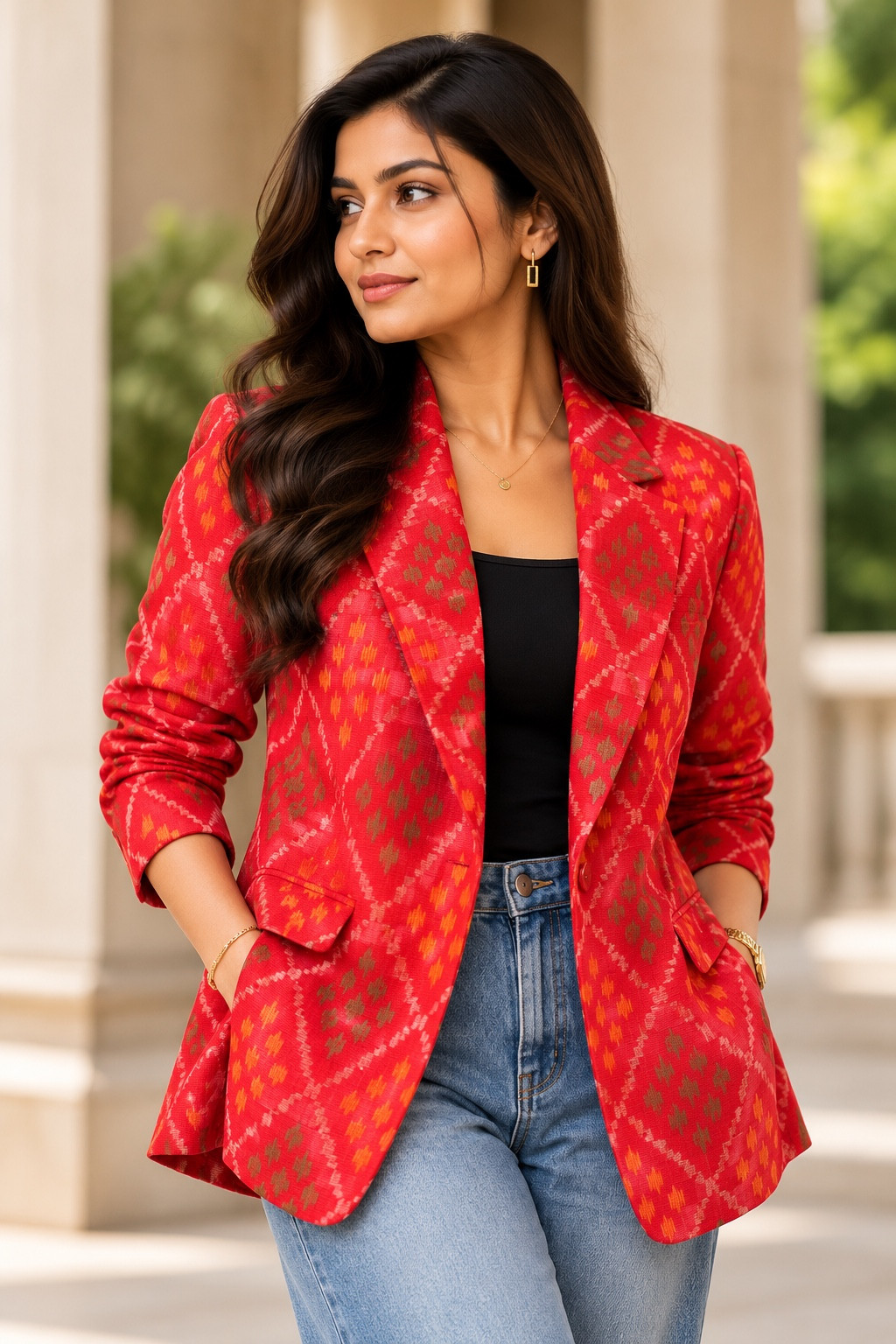 Everyday Style blazer styling example